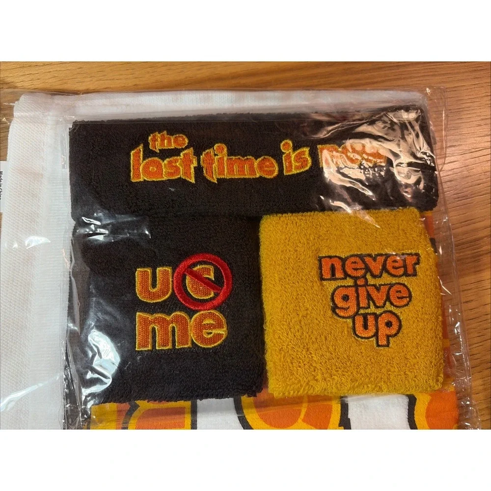 JOHN CENA WWE Official Farewell Tour 2025 SAN DIEGO Sweatbands & Towel Set